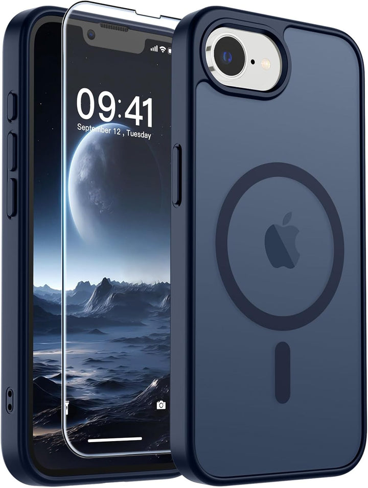 جراب SUPFINE مغناطيسي لهاتف iPhone 18 Pro Max / 17 Pro Max متوافق مع MagSafe، غطاء للتحكم في الكاميرا، غطاء سيليكون فاخر مقاوم للصدمات والسقوط لهاتف 18 Pro Max