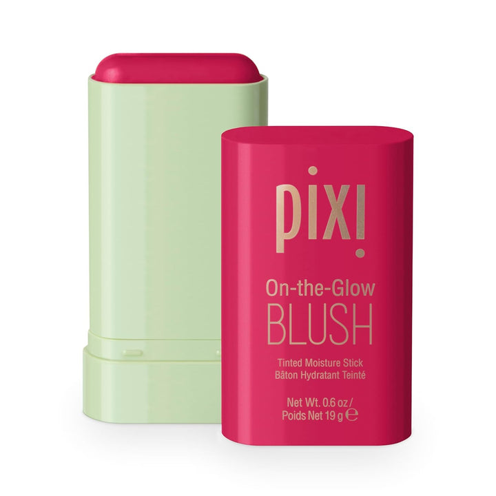 Pixi On-the-Glow Blush Stick , Hydrating Tinted Moisture Stick for Cheeks and Lips with Ginseng, Aloe Vera and Fruit Extracts, Twist-Up Design, Paraben-Free, 19g / 0.6 oz