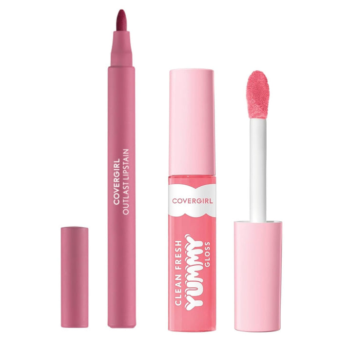Covergirl Outlast Lipstain, Smooth Application, Precise Pen-Like Tip, Transfer-Proof, Satin Stained Finish, Vegan Formula, 0.06oz
