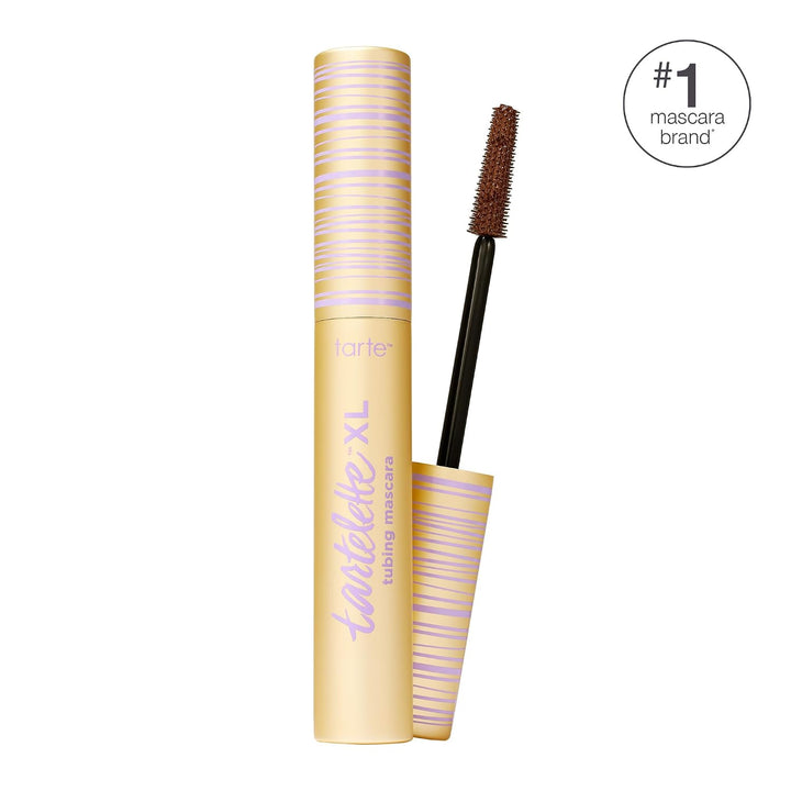 tarte tartelette XL tubing mascara – Lash Extensions in a Tube with Peptide, Extra-Bold Buildable Lifted Length &amp; Volume, Smudge-Proof Longwear, Easy-to-Remove, Vegan &amp; Cruelty-Free