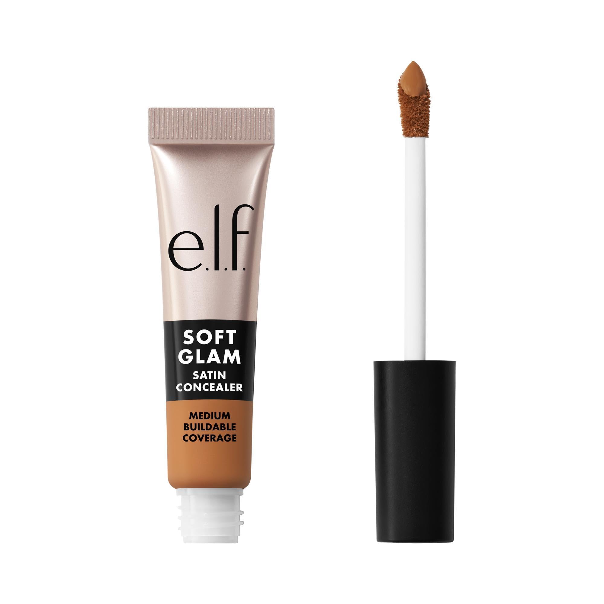 e.l.f. Soft Glam Satin Concealer, Medium Coverage For Blemishes & Under-Eye, Crease-Resistant, Long Lasting, Vegan & Cruelty-Free