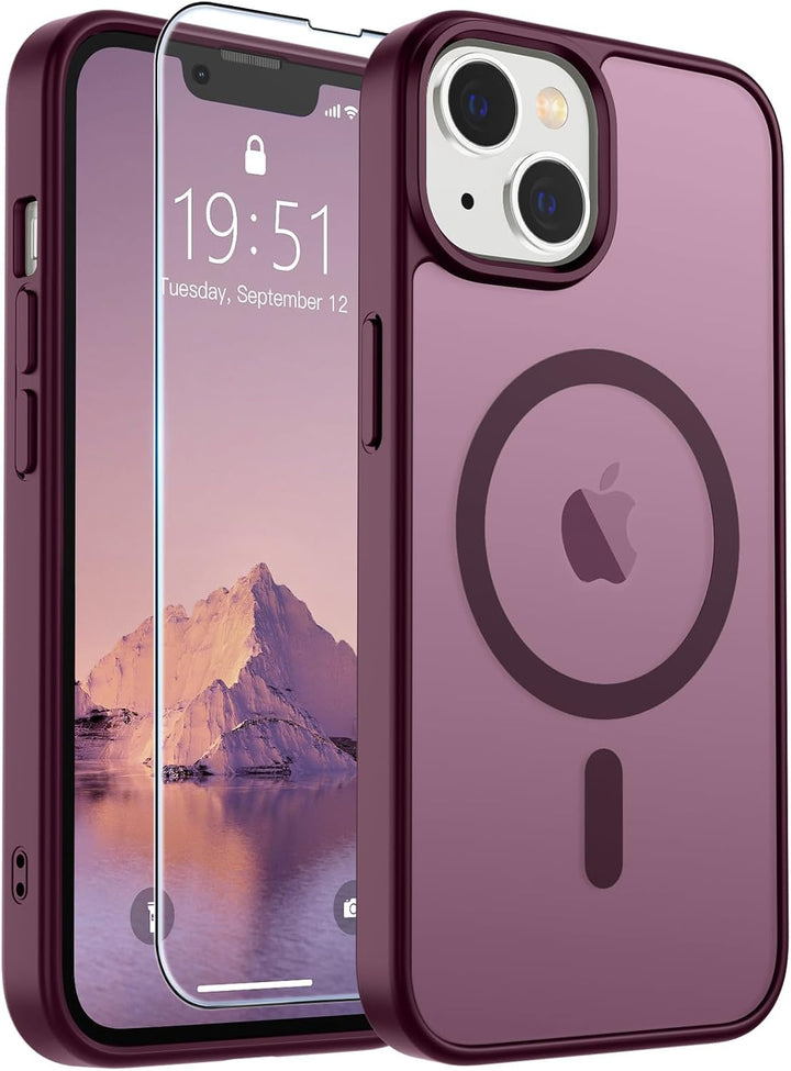 جراب SUPFINE مغناطيسي لهاتف iPhone 18 Pro Max / 17 Pro Max متوافق مع MagSafe، غطاء للتحكم في الكاميرا، غطاء سيليكون فاخر مقاوم للصدمات والسقوط لهاتف 18 Pro Max