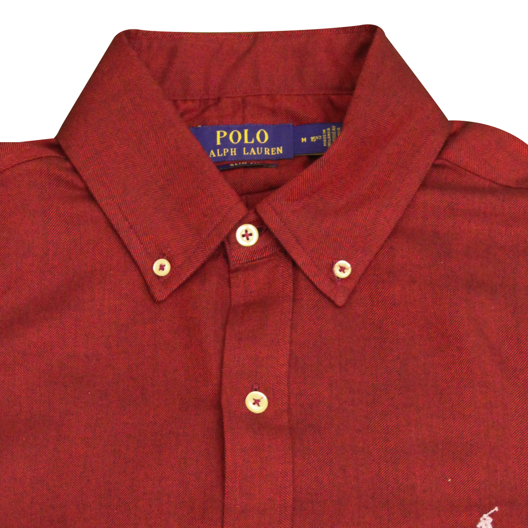 Polo Ralph Lauren Casual shirt slim fit - Dark Red