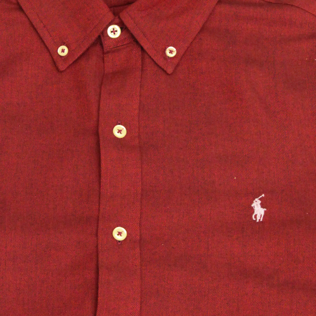 Polo Ralph Lauren Casual shirt slim fit Dark Red – 3alababak
