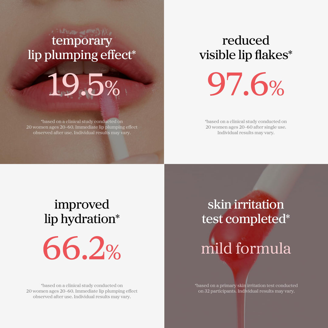 NOONI Korean Lip Oil - Applemint | Long-Lasting, Moisturizing, Plumping, Revitalizing for Dry Lips, Waterproof, No Peel Off, Hydrating, Nourishing Crystal Clear Lip Stain, 0.12 FL Oz