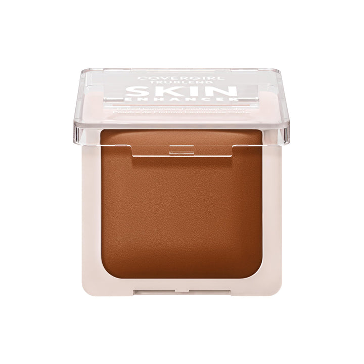 COVERGIRL TruBlend Skin Enhancer Baked Luminous Finishing Face Powder, with Hyaluronic Acid and White Rose Extract, Sheer &amp; Buildable