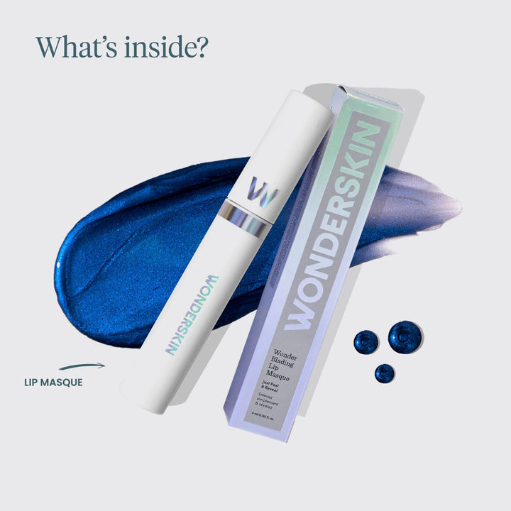 Wonderskin Wonder Blading All Day Lip Stain Peel Off Masque - Long Lasting, Waterproof and Transfer Proof Nude Lip Tint, Matte Finish Peel Off Lip Stain
