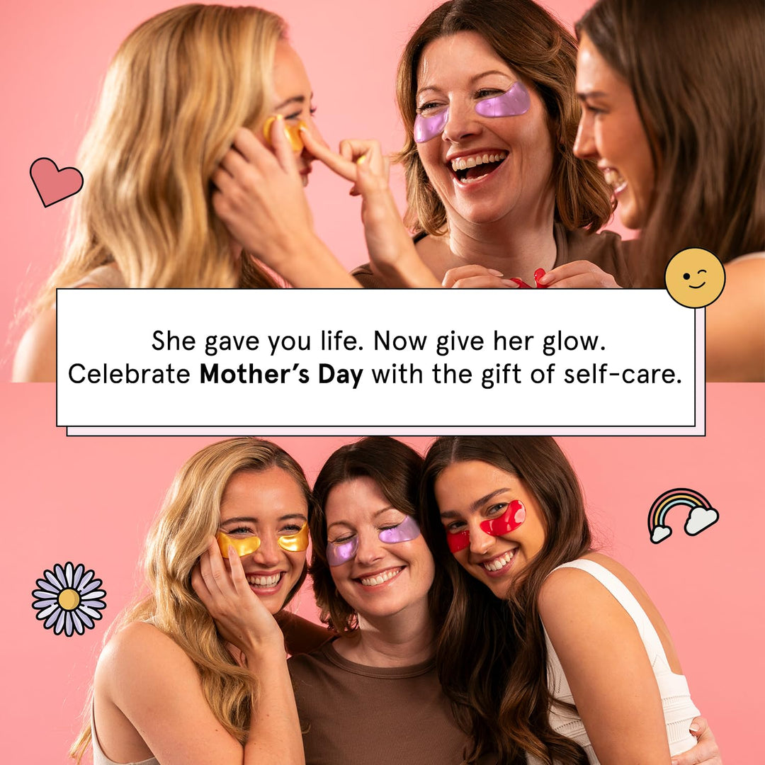 grace &amp; stella Retinol Under Eye Patches for Puffy Eyes &amp; Dark Circles - Restoring Gel Under Eye Masks with Hyaluronic Acid - Birthday Gifts for Women, Bachelorette Party Favors (Purple, 24 Pairs)
