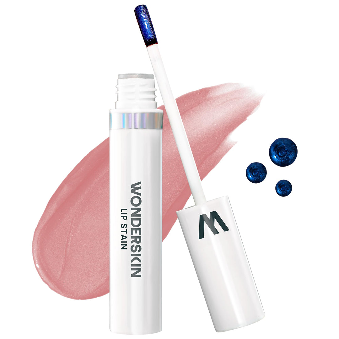 Wonderskin Wonder Blading All Day Lip Stain Peel Off Masque - Long Lasting, Waterproof and Transfer Proof Nude Lip Tint, Matte Finish Peel Off Lip Stain