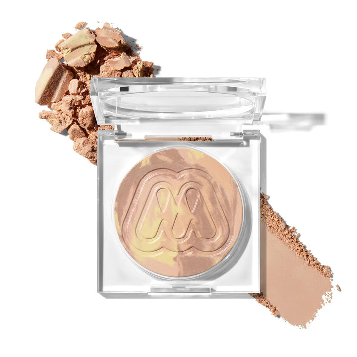 Morphe Cloudlight Soft Glow Veil Finishing Powder - Sheer, Weightless Pressed Face Powder with Light-Reflecting Glow - Makeup Setting Formula for Radiant, Complexion Finish