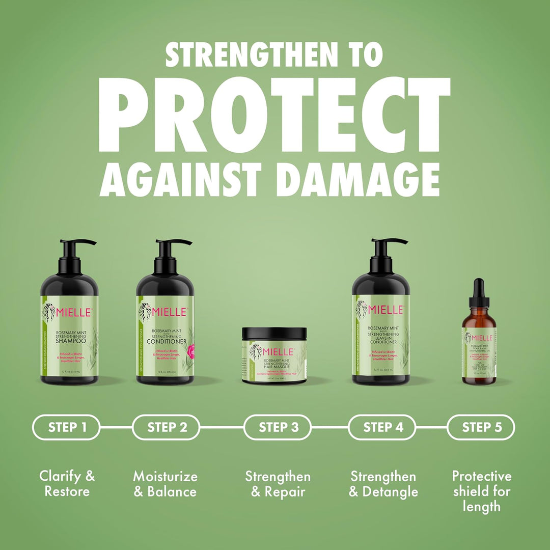 Mielle Organics Rosemary Mint Hair Oil with Biotin, 2 oz