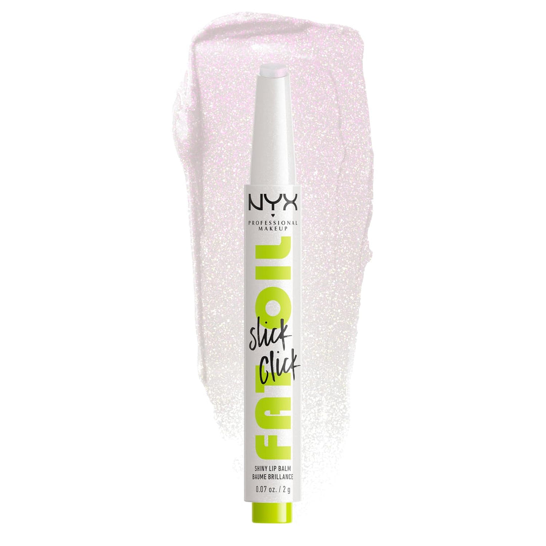 NYX PROFESSIONAL MAKEUP Fat Oil Slick Click, Lightweight, Buildable, Pigmented Vegan Lip Balm