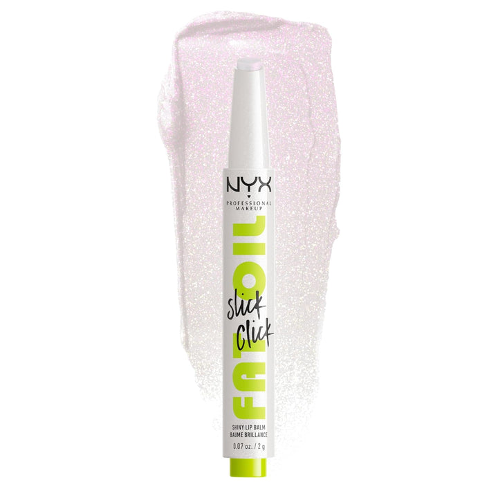 NYX PROFESSIONAL MAKEUP Fat Oil Slick Click, Lightweight, Buildable, Pigmented Vegan Lip Balm