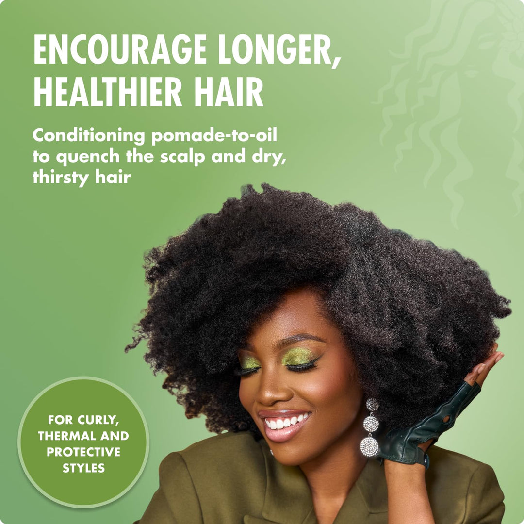 Mielle Organics Rosemary &amp; Mint Hair Pomade for Women &amp; Men - Conditioning Natural Hair Moisturizer to Quench the Scalp, Lock in Wave Patterns, Add Shine &amp; Help Protect Against Dryness (5 oz)