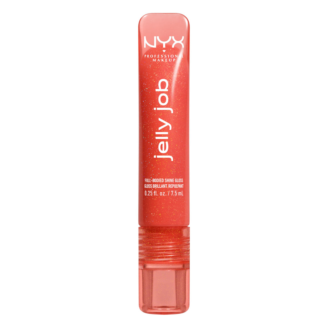 NYX PROFESSIONAL MAKEUP Jelly Job Lip Gloss, Lip Tint Gloss with Full-Bodied, Smoothing, and Hyper-Glossy Shine