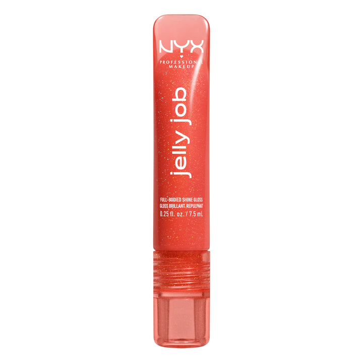 NYX PROFESSIONAL MAKEUP Jelly Job Lip Gloss, Lip Tint Gloss with Full-Bodied, Smoothing, and Hyper-Glossy Shine