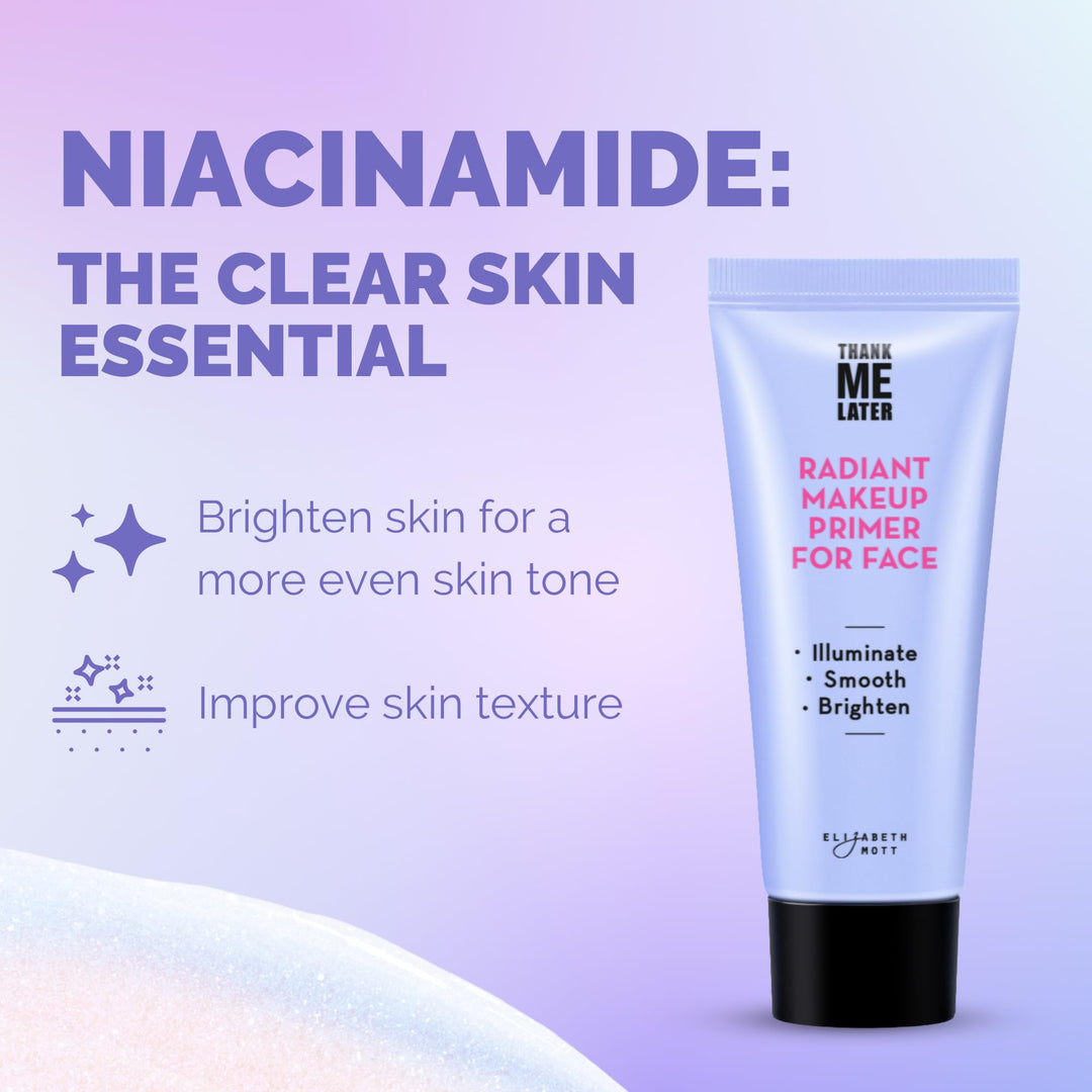 Elizabeth Mott Thank Me Later Glow Enhancer - Hydrating Face Primer &amp; Highlighter for Radiant Skin, Vegan &amp; Cruelty-Free, No Sulfates, Parabens, or Phthalates  - 30g