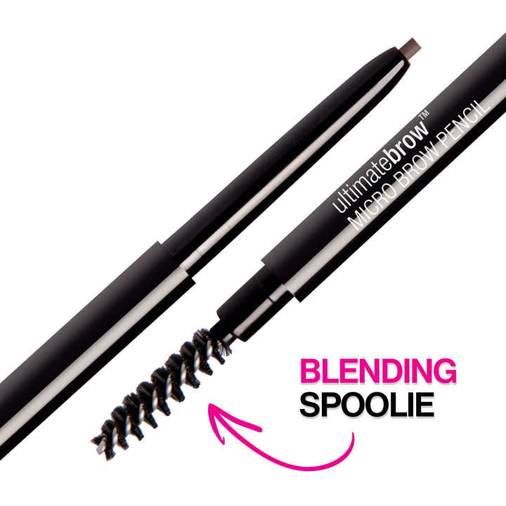 wet n wild Ultimate Brow Micro Eyebrow Retractable Pencil, Ultra Fine 1.5mm Tip, Draws Tiny Brow Hairs