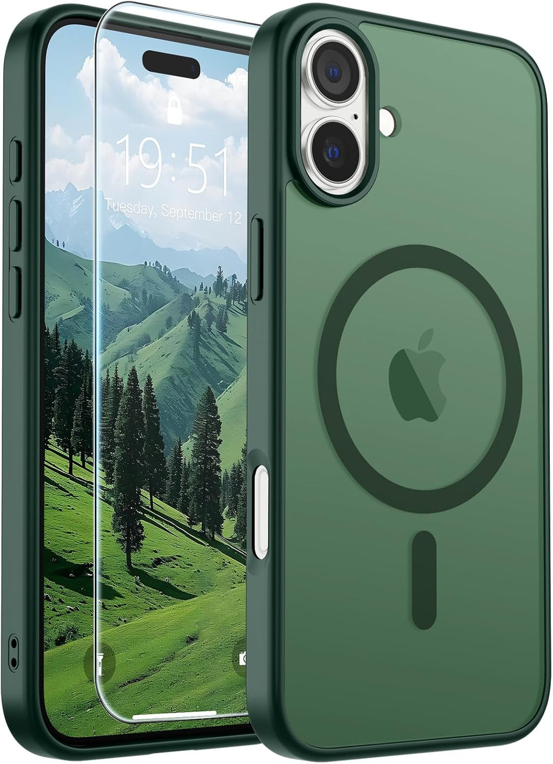 جراب SUPFINE مغناطيسي لهاتف iPhone 18 Pro Max / 17 Pro Max متوافق مع MagSafe، غطاء للتحكم في الكاميرا، غطاء سيليكون فاخر مقاوم للصدمات والسقوط لهاتف 18 Pro Max