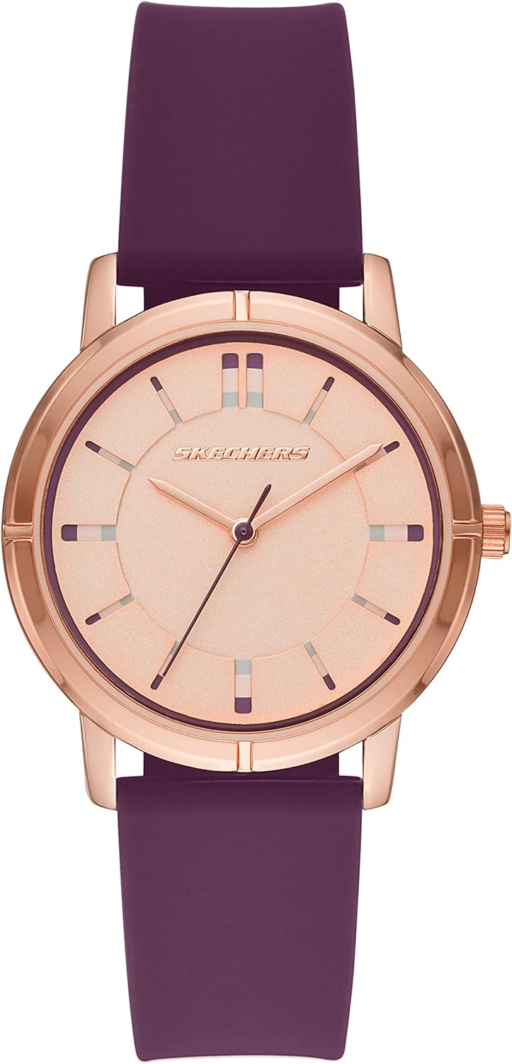 Skechers SR6226 Analog Casual Sports Watch for Women - Bellflower Rose Gold