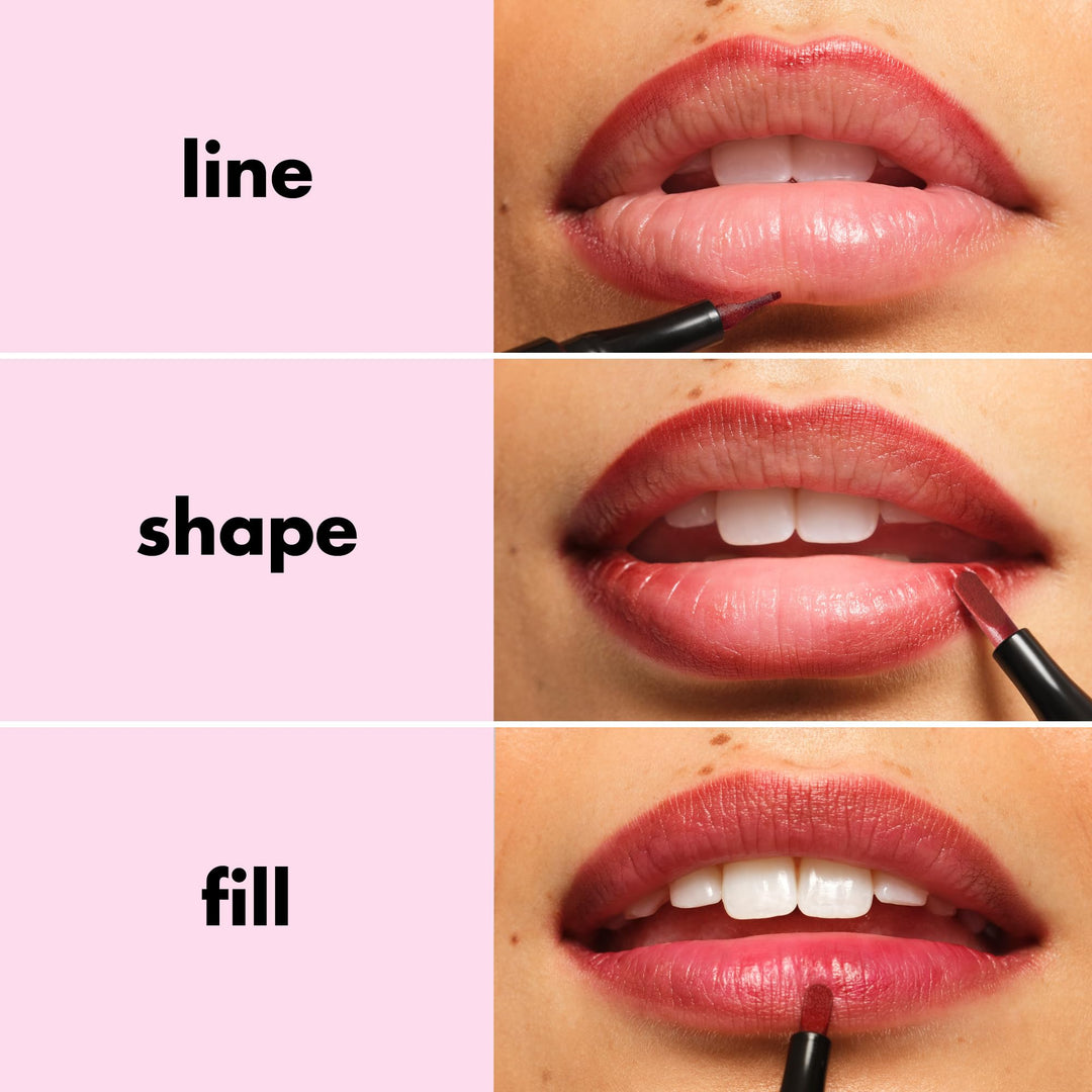 e.l.f. Main Stain Lip Marker, Lip Stain to Line, Define, Contour &amp; Fill for Long-Lasting &amp; Transfer-Resistant Color, Vegan &amp; Cruelty-Free 0.03 Fl Oz
