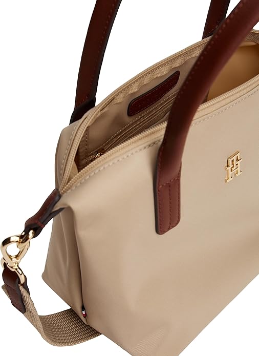 Tommy Hilfiger Popette Small Tote Bag with Removable Crossbody Strap - Sandalwood