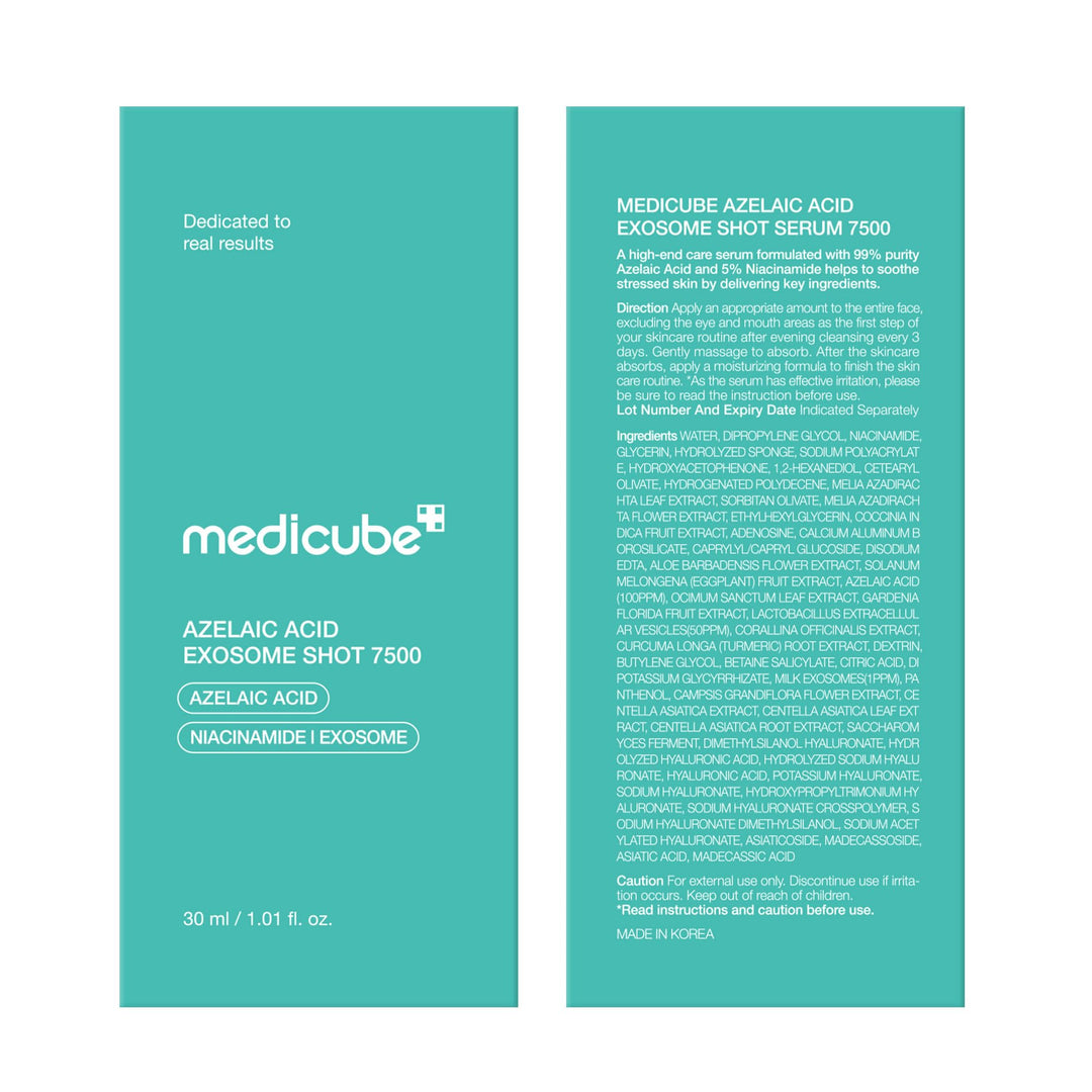 Medicube Exosome Shot Spicule Facial Serum |AHA+BHA+PHA |  Korean Skincare 30 ml