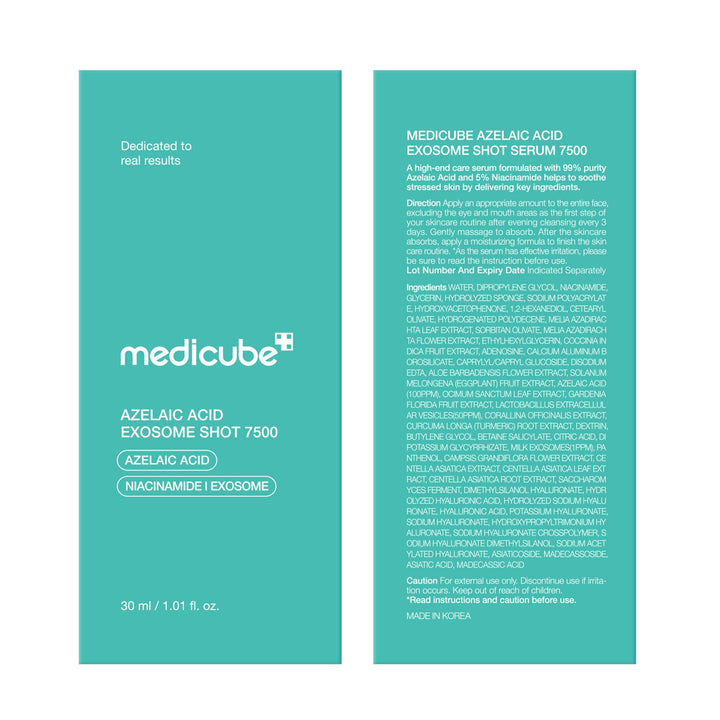 Medicube Exosome Shot Spicule Facial Serum |AHA+BHA+PHA |  Korean Skincare 30 ml