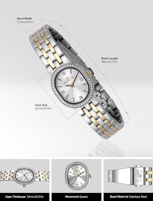 Invicta 48136 Angel Stainless Steel Women&
