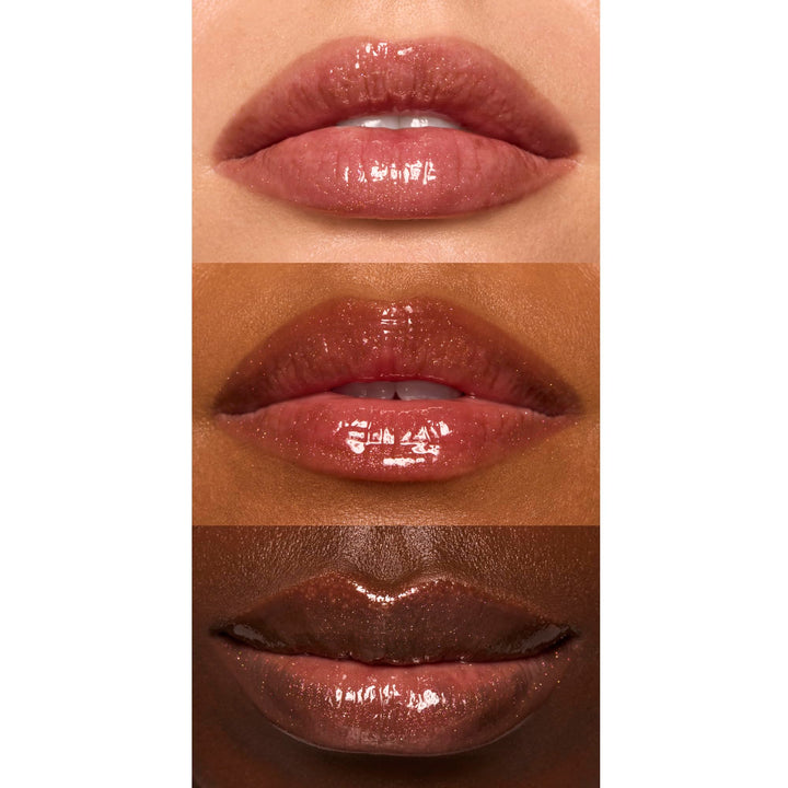 e.l.f. Glow Reviver Lip Oil, Nourishing and Hydrating with High-Shine Glimmer Finish & Sheer Wash Of Color, Minty Scent, Non-Sticky, Vegan & Cruelty-free