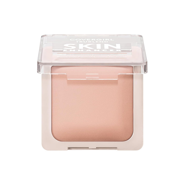 COVERGIRL TruBlend Skin Enhancer Baked Luminous Finishing Face Powder, with Hyaluronic Acid and White Rose Extract, Sheer &amp; Buildable