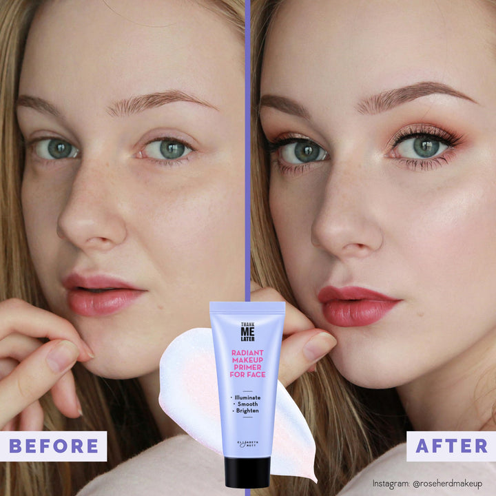 Elizabeth Mott Thank Me Later Glow Enhancer - Hydrating Face Primer &amp; Highlighter for Radiant Skin, Vegan &amp; Cruelty-Free, No Sulfates, Parabens, or Phthalates  - 30g