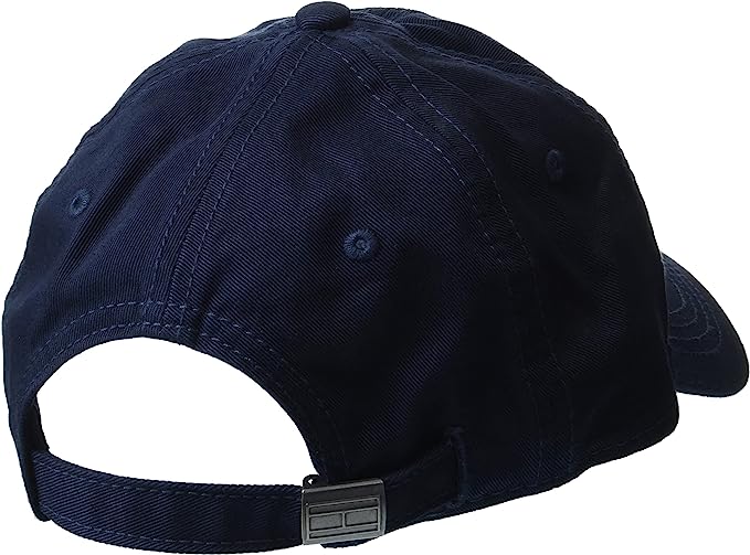 Tommy Hilfiger Men's Cotton Logo Adjustable Baseball Cap - Sky Captain Tonal - 3alababak