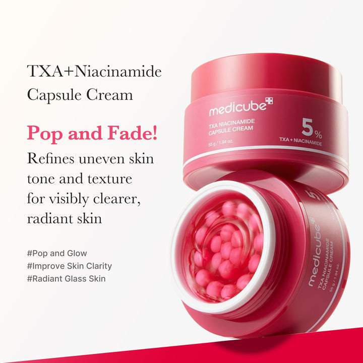 medicube Deep Vitamin C Golden Capsule Face Moisturizer - Liposome Capsules For Wrinkles, Skin Radiance - Transparent Gel for Glow Hydration - Korean Skin Care 1.94 oz