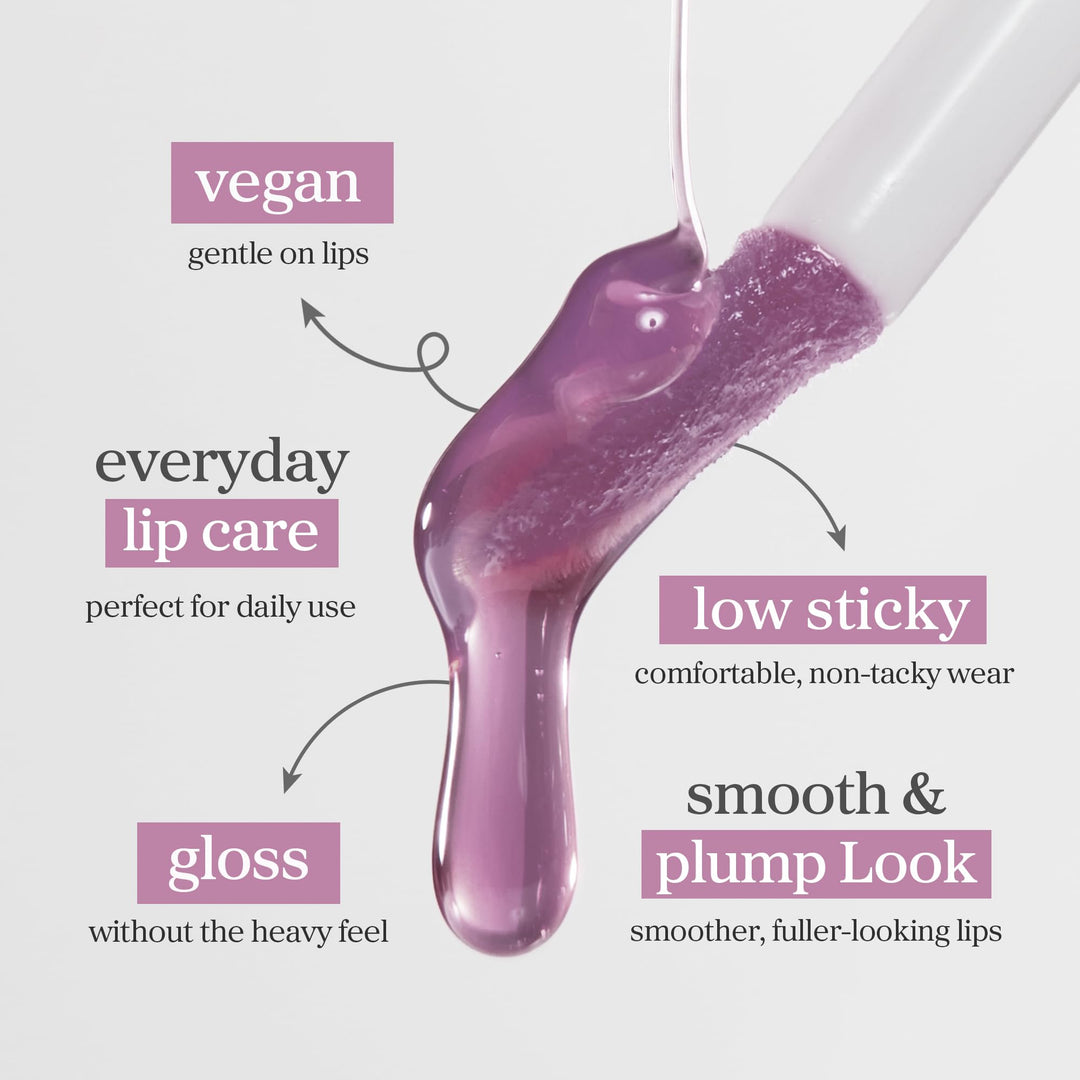 NOONI Korean Lip Oil - Applemint | Long-Lasting, Moisturizing, Plumping, Revitalizing for Dry Lips, Waterproof, No Peel Off, Hydrating, Nourishing Crystal Clear Lip Stain, 0.12 FL Oz