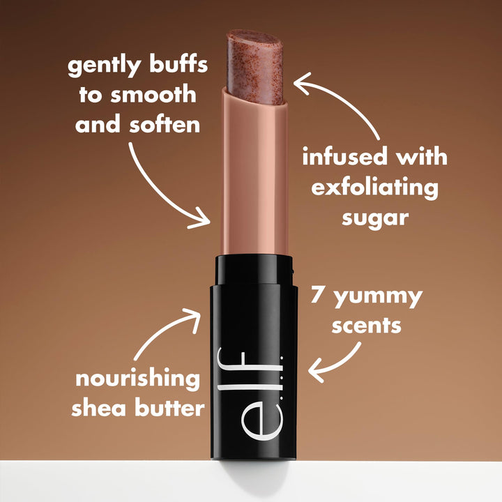 e.l.f. Lip Exfoliator, Moisturizing Scented Lip Scrub For Exfoliating & Smoothing Lips, Infused With Jojoba Oil, Vegan & Cruelty-free