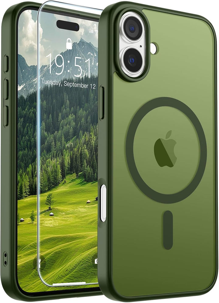 جراب SUPFINE مغناطيسي لهاتف iPhone 18 Pro Max / 17 Pro Max متوافق مع MagSafe، غطاء للتحكم في الكاميرا، غطاء سيليكون فاخر مقاوم للصدمات والسقوط لهاتف 18 Pro Max