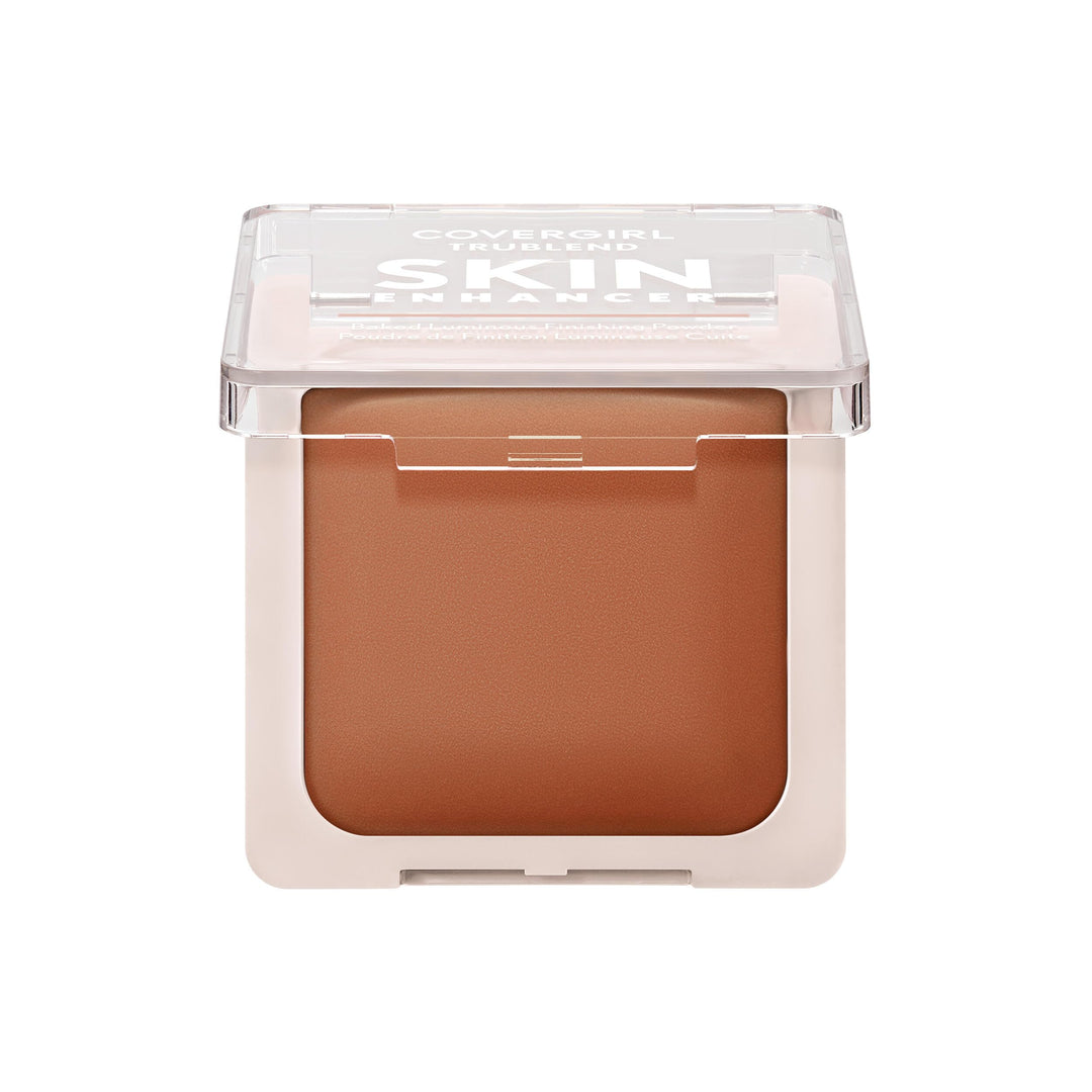 COVERGIRL TruBlend Skin Enhancer Baked Luminous Finishing Face Powder, with Hyaluronic Acid and White Rose Extract, Sheer &amp; Buildable