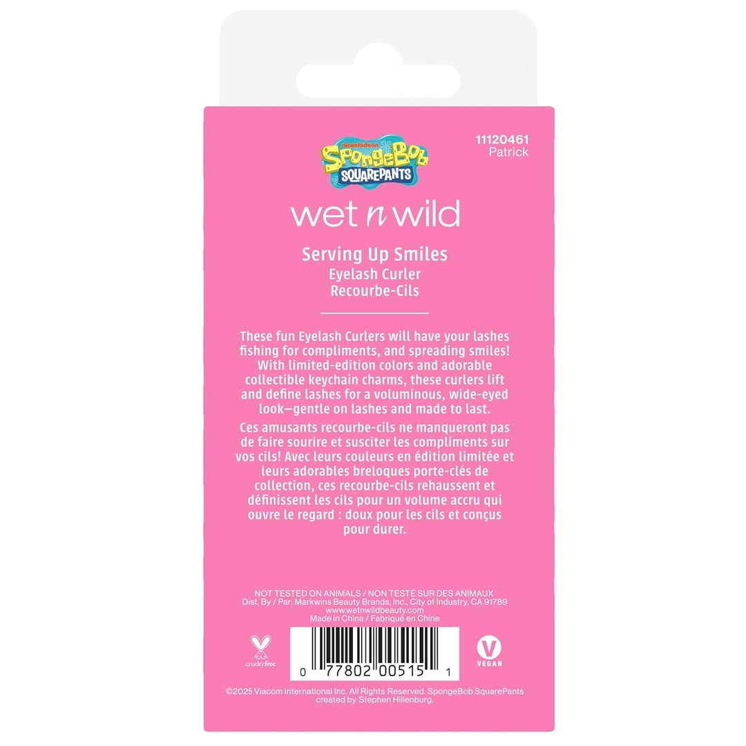 wet n wild Eyelash Curler & Charm, Gentle Silicone Cushion Pad, Curls & Lifts Lashes