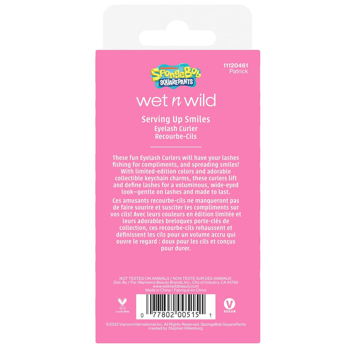 wet n wild Eyelash Curler & Charm, Gentle Silicone Cushion Pad, Curls & Lifts Lashes