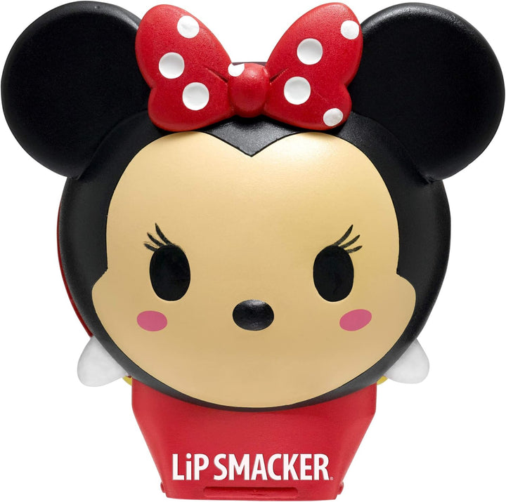 Lip Smacker Disney Minnie Mouse Tsum Tsum Flavored Lip Balm, Minnie Strawberry Lollipop, Clear