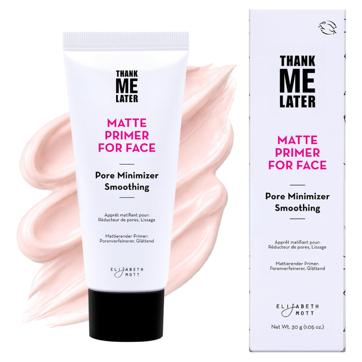 Elizabeth Mott Thank Me Later Glow Enhancer - Hydrating Face Primer &amp; Highlighter for Radiant Skin, Vegan &amp; Cruelty-Free, No Sulfates, Parabens, or Phthalates  - 30g