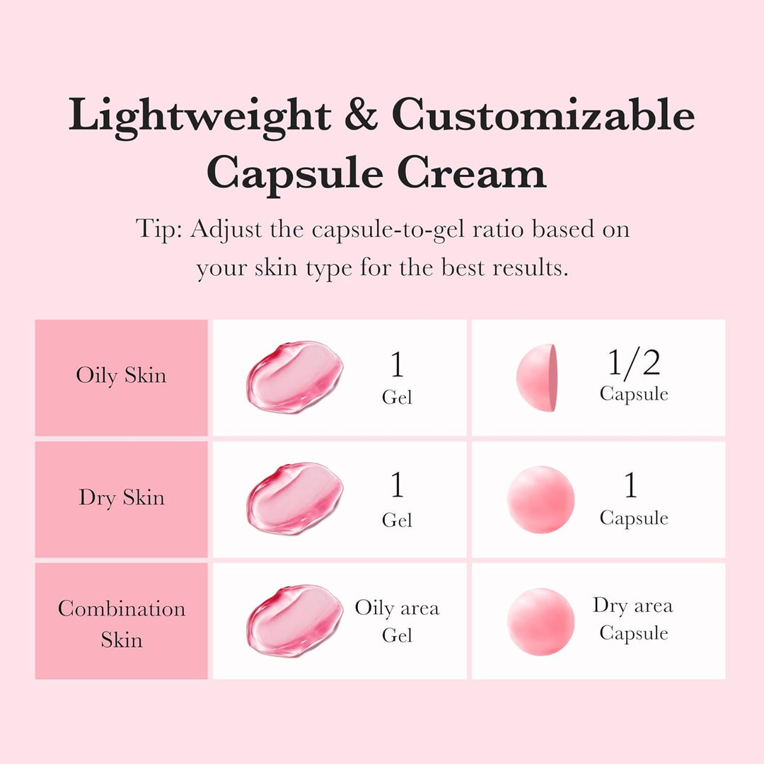 medicube Capsule Cream with TXA + Niacinamide | Dual Radiance Moisturizer Ideal for Use After Spot Care, Uneven Skin Tone &amp; Texture &amp; Hydration | 99% Pure Tranexamic Acid | Korean Skincare, 1.94 oz