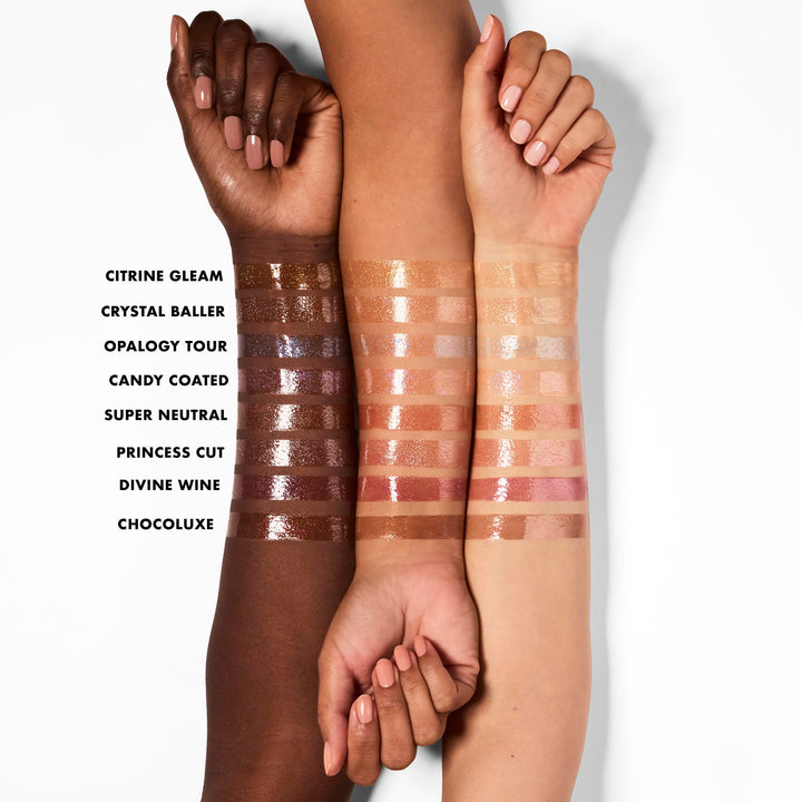 e.l.f. Glow Reviver Lip Oil, Nourishing and Hydrating with High-Shine Glimmer Finish & Sheer Wash Of Color, Minty Scent, Non-Sticky, Vegan & Cruelty-free