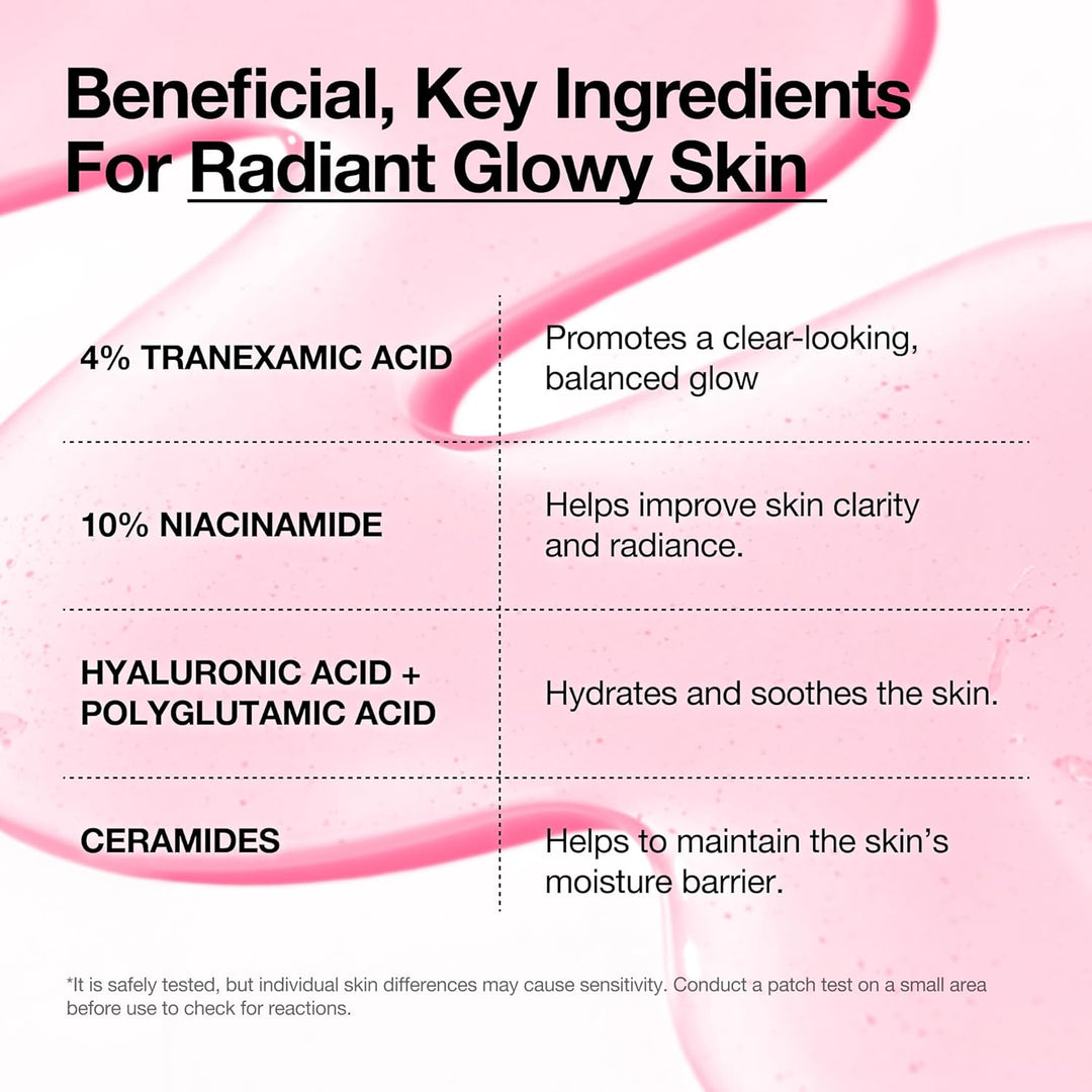Anua Niacinamide 10 + TXA 4 Serum, Dark Spot Care, Hyaluronic Acid, Tranexamic Acid, Lightweight &amp; Hydrating All-in-One Daily Facial Serum for Glass Skin, Korean Skincare, 1.01 fl.oz