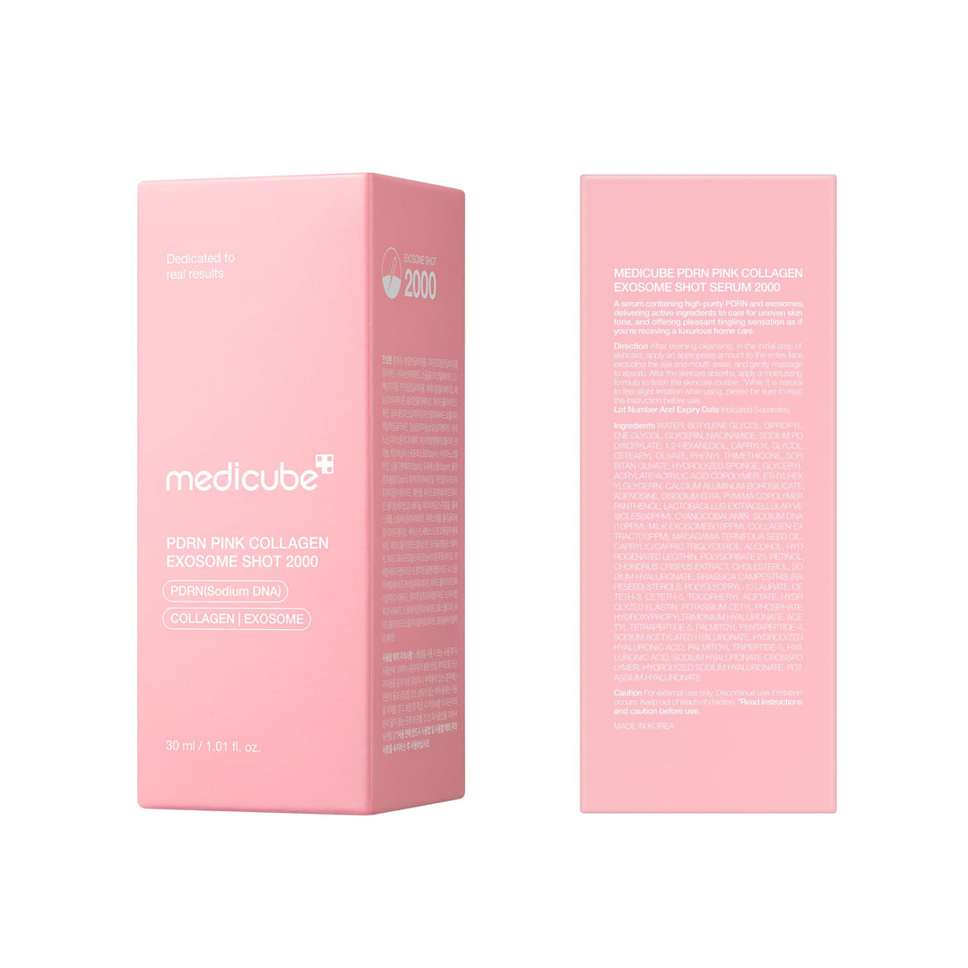 Medicube Exosome Shot Spicule Facial Serum |AHA+BHA+PHA |  Korean Skincare 30 ml