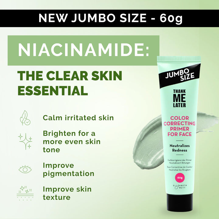 Elizabeth Mott Thank Me Later Glow Enhancer - Hydrating Face Primer &amp; Highlighter for Radiant Skin, Vegan &amp; Cruelty-Free, No Sulfates, Parabens, or Phthalates  - 30g