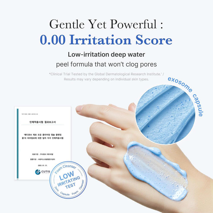 medicube Facial Cleanser Zero Pore Capsule Cleansing Foam | Daily Gentle Cleanser for Skin Texture, Blackhead &amp; Pore Care | AHA, BHA &amp; PHA for Deep Cleansing | Korean Skincare, 4.23 oz
