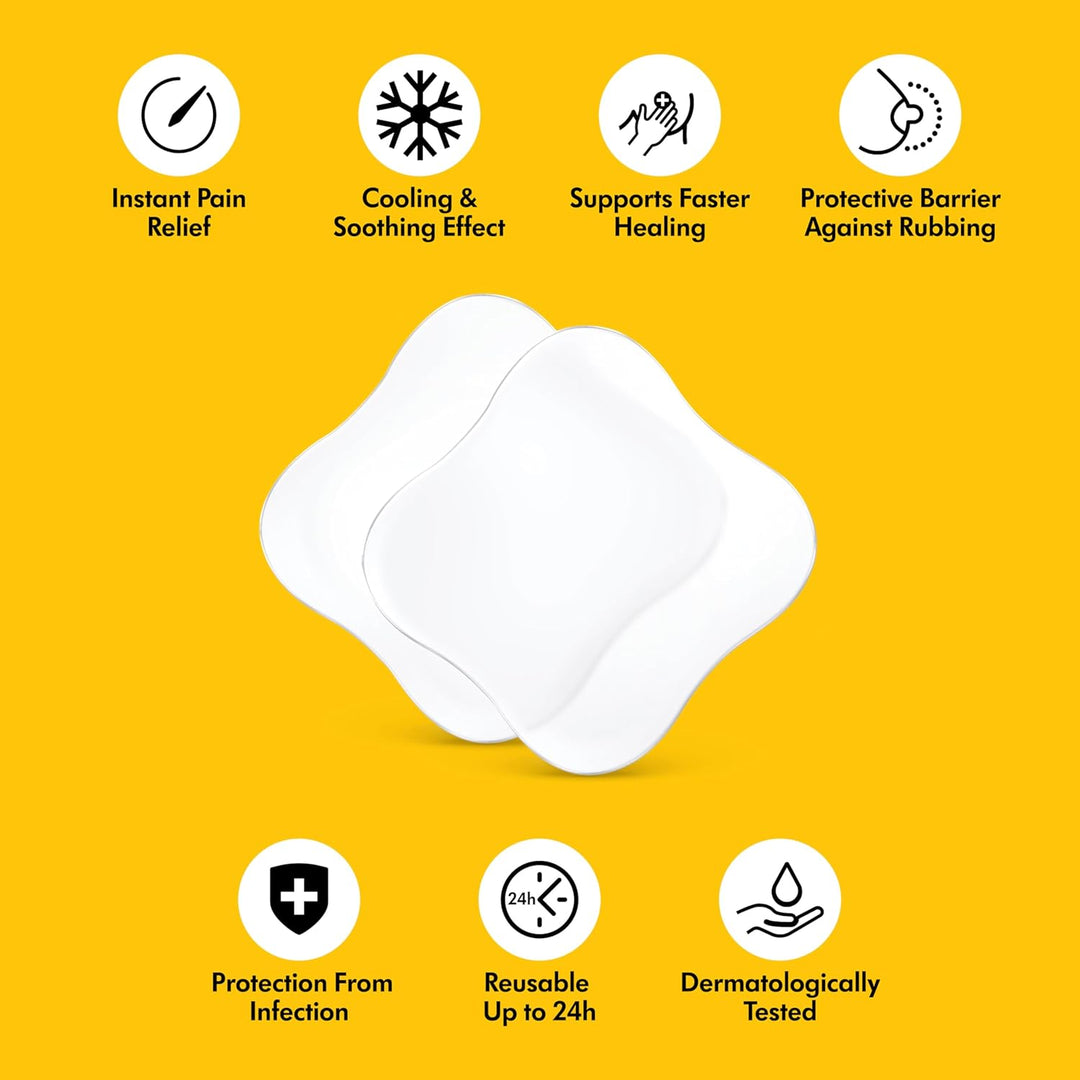 Medela Hydrogel Pads | Pain Relief for Sore or Cracked Nipples | Breastfeeding Essentials
