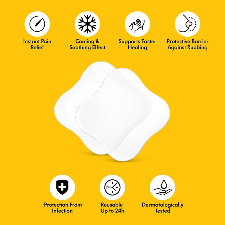 Medela Hydrogel Pads | Pain Relief for Sore or Cracked Nipples | Breastfeeding Essentials